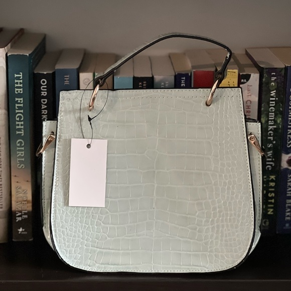 Mint Green & Rhinestone Purse - Picture 2 of 3